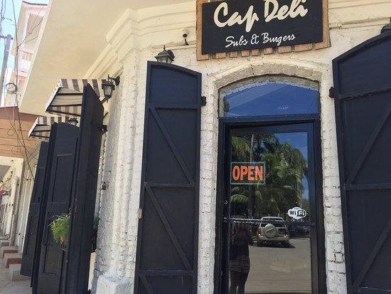 Cap Deli storefront in Cap-Haïtien
